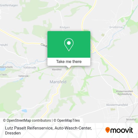 Карта Lutz Paselt Reifenservice, Auto-Wasch-Center