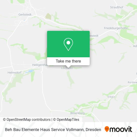 Карта Beh Bau Elemente Haus Service Vollmann