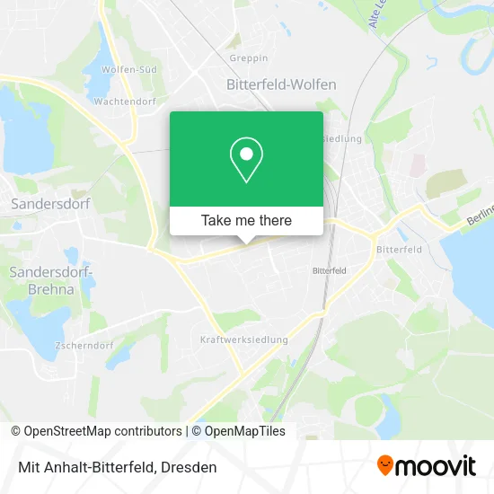 Карта Mit Anhalt-Bitterfeld