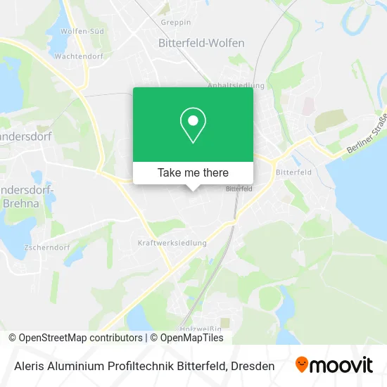 Карта Aleris Aluminium Profiltechnik Bitterfeld