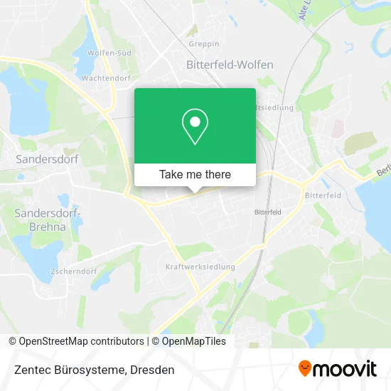 Карта Zentec Bürosysteme