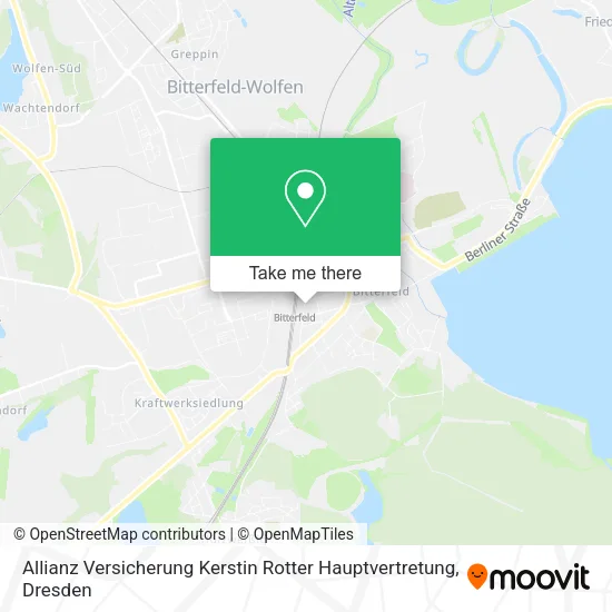 Карта Allianz Versicherung Kerstin Rotter Hauptvertretung