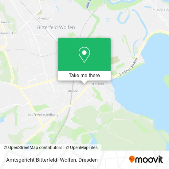 Карта Amtsgericht Bitterfeld- Wolfen