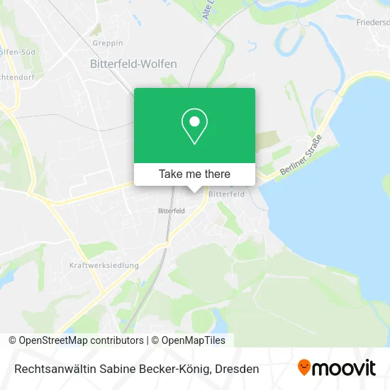 Карта Rechtsanwältin Sabine Becker-König