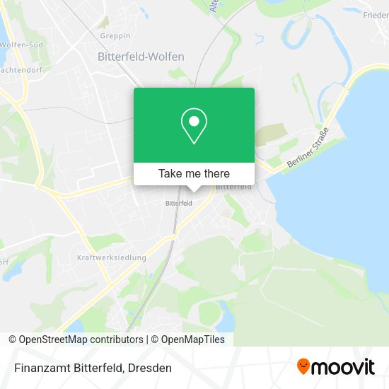 Карта Finanzamt Bitterfeld
