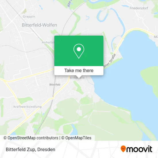 Карта Bitterfeld Zup