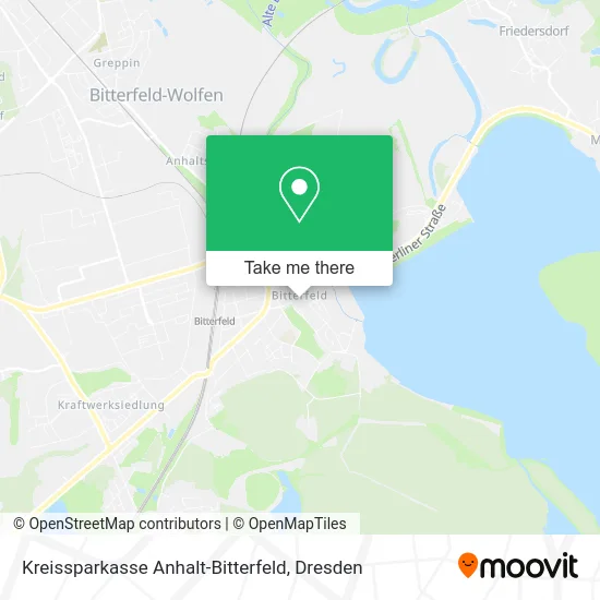 Карта Kreissparkasse Anhalt-Bitterfeld