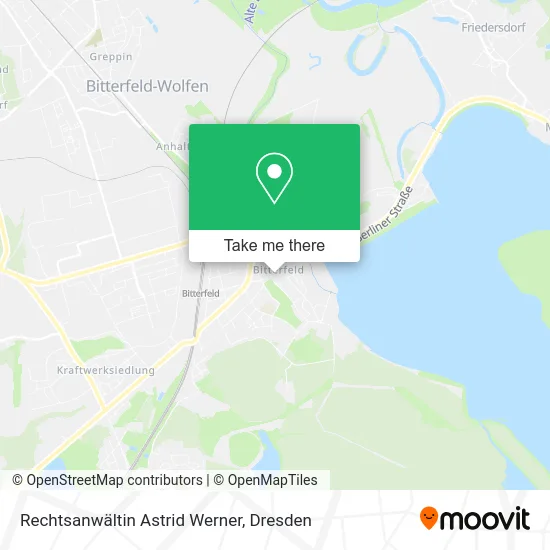 Карта Rechtsanwältin Astrid Werner