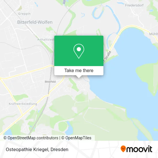 Карта Osteopathie Kriegel