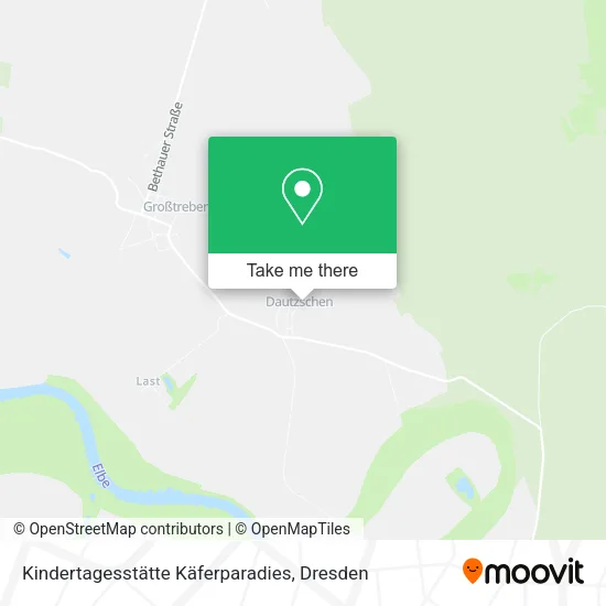 Карта Kindertagesstätte Käferparadies
