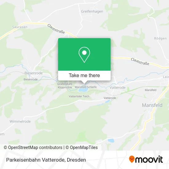 Карта Parkeisenbahn Vatterode