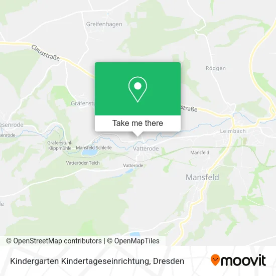Карта Kindergarten Kindertageseinrichtung