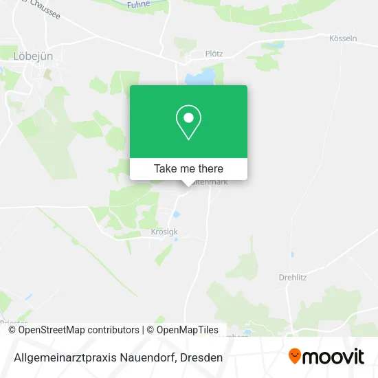 Карта Allgemeinarztpraxis Nauendorf