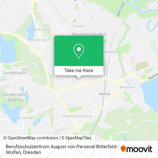 Карта Berufsschulzentrum August von Parseval Bitterfeld-Wolfen