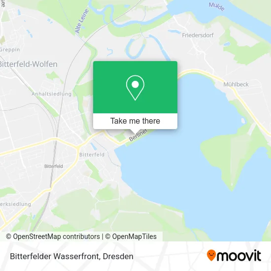 Карта Bitterfelder Wasserfront