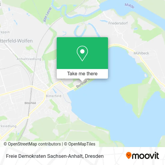 Карта Freie Demokraten Sachsen-Anhalt