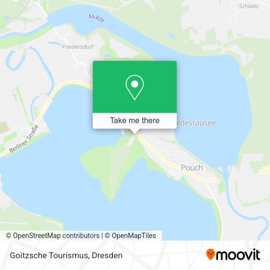 Карта Goitzsche Tourismus