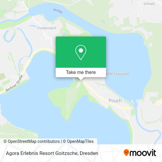 Карта Agora Erlebnis Resort Goitzsche