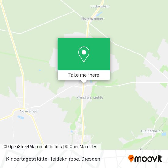Карта Kindertagesstätte Heideknirpse