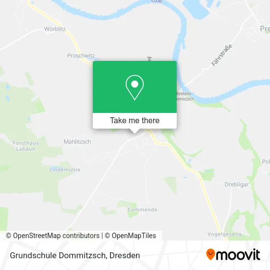 Grundschule Dommitzsch map