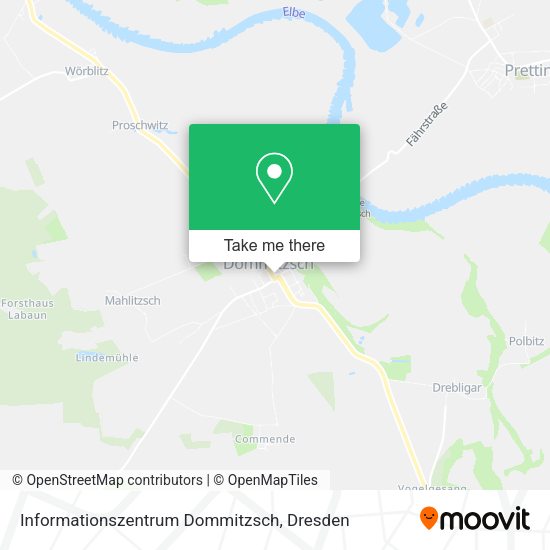 Карта Informationszentrum Dommitzsch