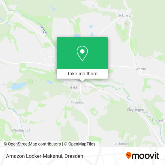 Карта Amazon Locker-Makanui