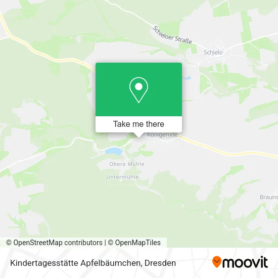 Карта Kindertagesstätte Apfelbäumchen