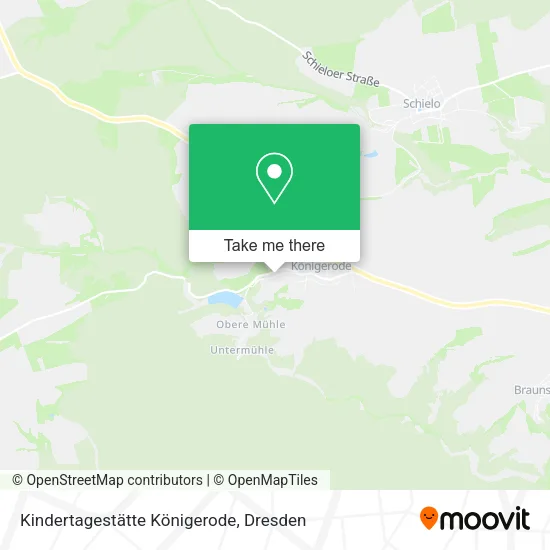 Карта Kindertagestätte Königerode