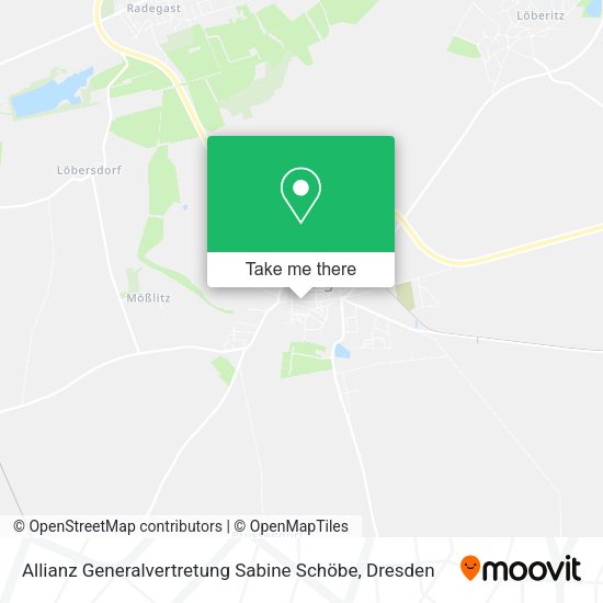 Карта Allianz Generalvertretung Sabine Schöbe
