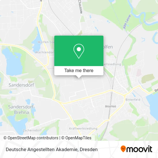 Карта Deutsche Angestellten Akademie