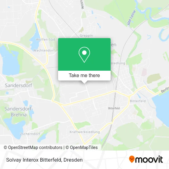 Карта Solvay Interox Bitterfeld