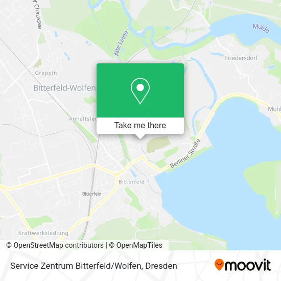 Карта Service Zentrum Bitterfeld / Wolfen