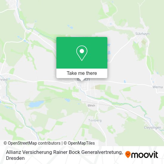Карта Allianz Versicherung Rainer Bock Generalvertretung