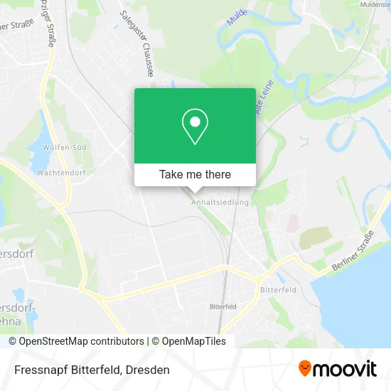 Fressnapf Bitterfeld map