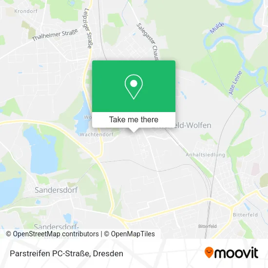 Карта Parstreifen PC-Straße