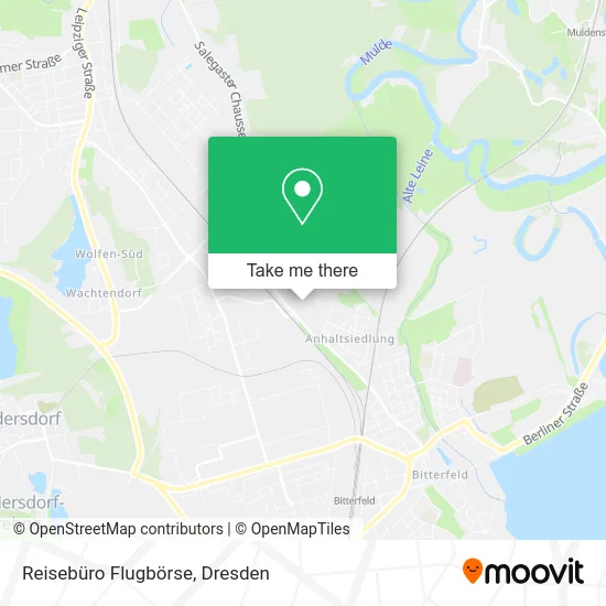 Карта Reisebüro Flugbörse