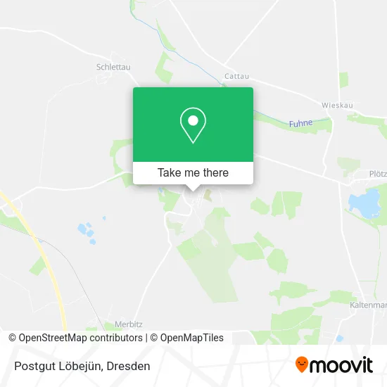 Postgut Löbejün map