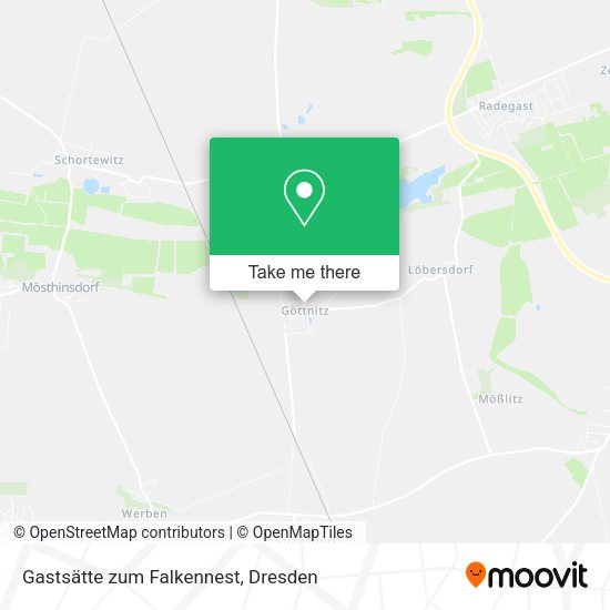 Карта Gastsätte zum Falkennest