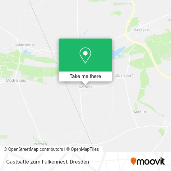 Карта Gastsätte zum Falkennest