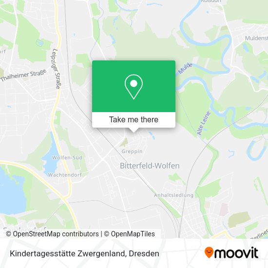 Карта Kindertagesstätte Zwergenland