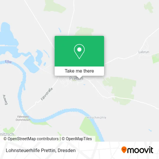 Карта Lohnsteuerhilfe Prettin