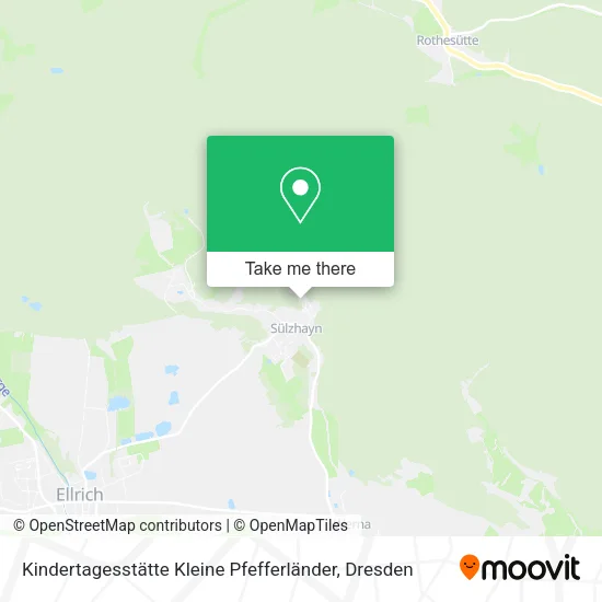 Карта Kindertagesstätte Kleine Pfefferländer