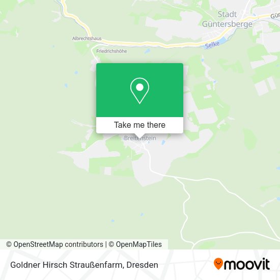 Карта Goldner Hirsch Straußenfarm