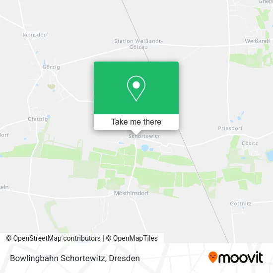 Карта Bowlingbahn Schortewitz