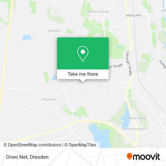 Карта Orwo Net