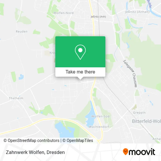 Карта Zahnwerk Wolfen