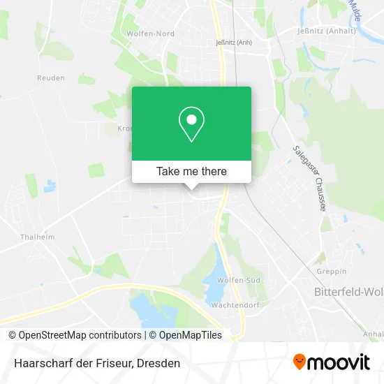 Карта Haarscharf der Friseur