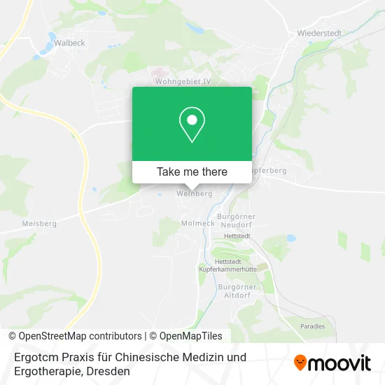 Карта Ergotcm Praxis für Chinesische Medizin und Ergotherapie