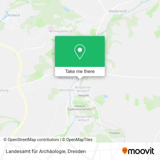 Карта Landesamt für Archäologie