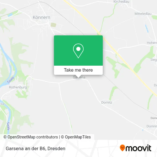 Карта Garsena an der B6